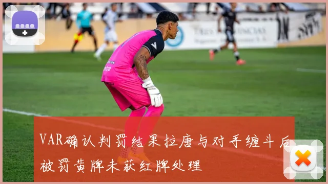 VAR确认判罚结果拉唐与对手缠斗后被罚黄牌未获红牌处理